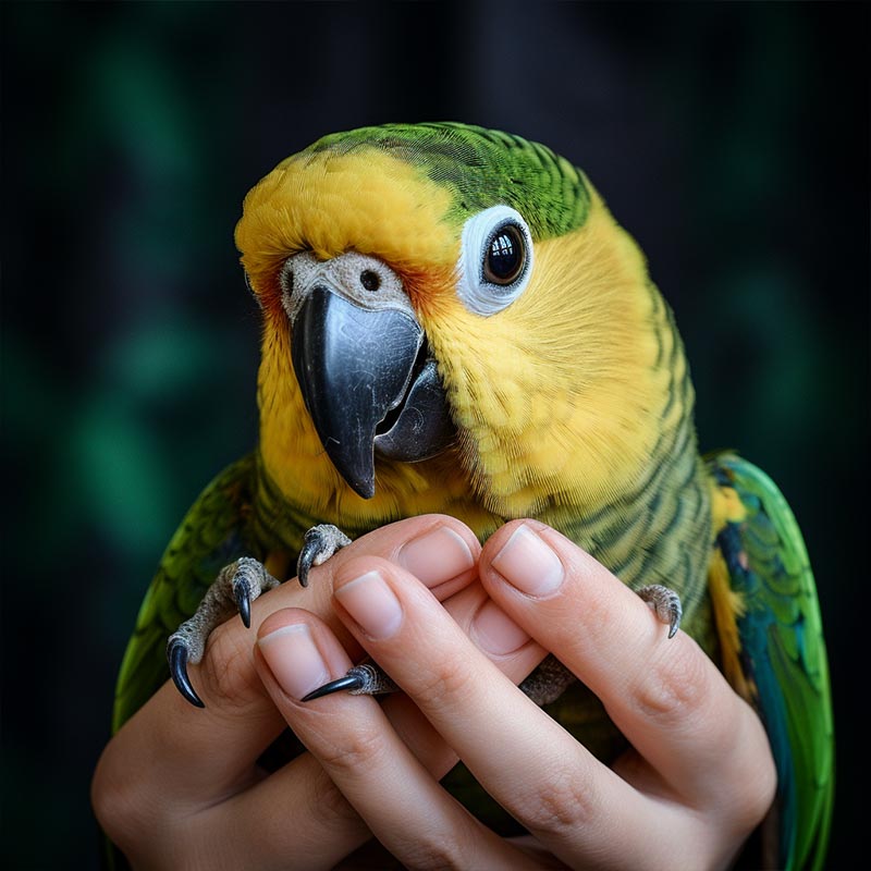 Parrot Socialization and Training