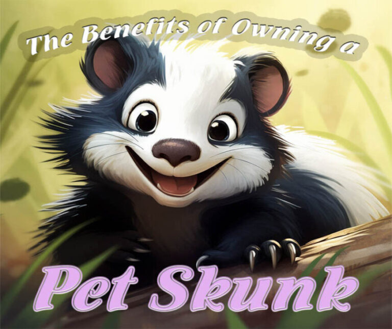 The Benefits Owning a Pet Skunk